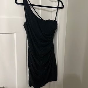Black homecoming dress with rhinestones (never worn)